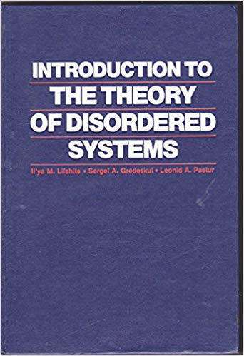 Introduction to the Theory of Disordered Systems